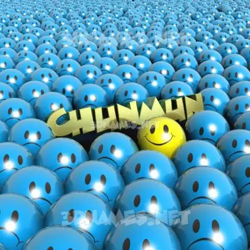 chunmun in Special Smileys style - 3D name wallpaper