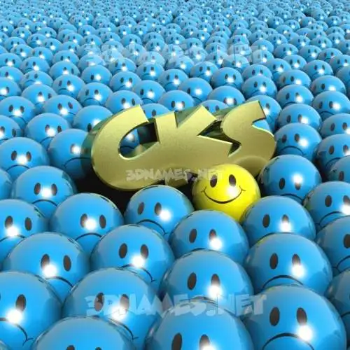 cks in Special Smileys style - 3D name wallpaper cks in Special Smileys style - 3D name wallpaper