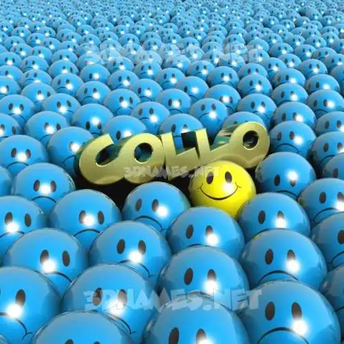 collo in Special Smileys style - 3D name wallpaper collo in Special Smileys style - 3D name wallpaper