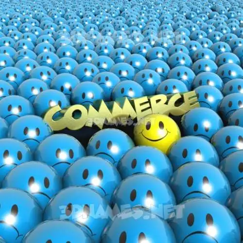 commerce in Special Smileys style - 3D name wallpaper commerce in Special Smileys style - 3D name wallpaper