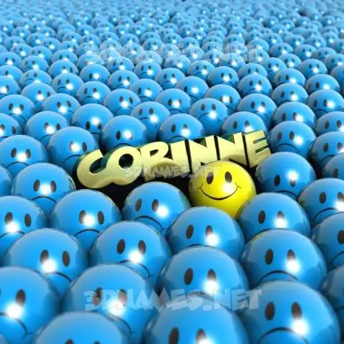 corinne in Special Smileys style - 3D name wallpaper corinne in Special Smileys style - 3D name wallpaper