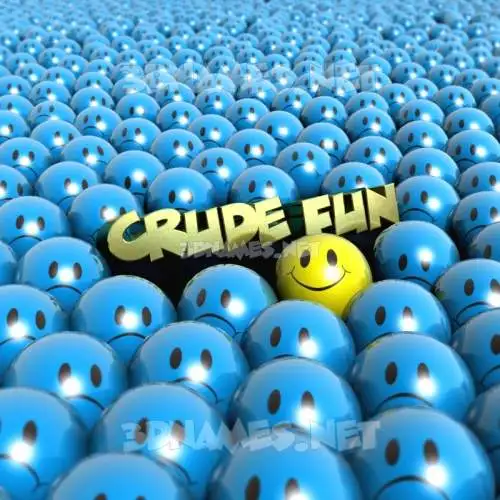 crude fun in Special Smileys style - 3D name wallpaper