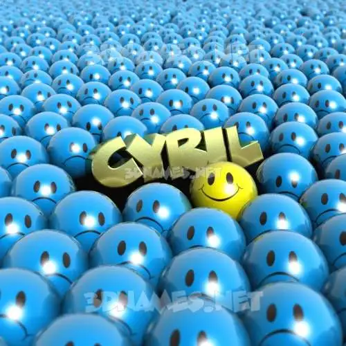 cyril in Special Smileys style - 3D name wallpaper cyril in Special Smileys style - 3D name wallpaper