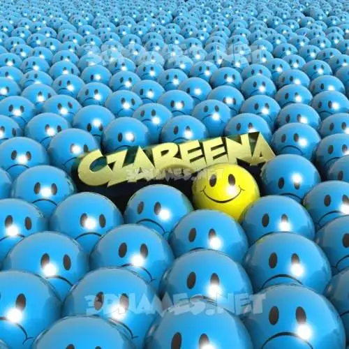 czareena in Special Smileys style - 3D name wallpaper czareena in Special Smileys style - 3D name wallpaper