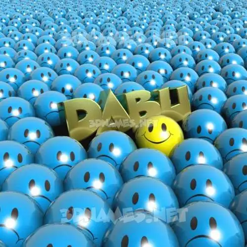 dabu in Special Smileys style - 3D name wallpaper dabu in Special Smileys style - 3D name wallpaper