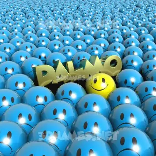 dalmo in Special Smileys style - 3D name wallpaper dalmo in Special Smileys style - 3D name wallpaper
