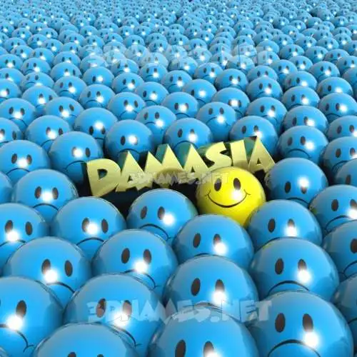 damasia in Special Smileys style - 3D name wallpaper damasia in Special Smileys style - 3D name wallpaper
