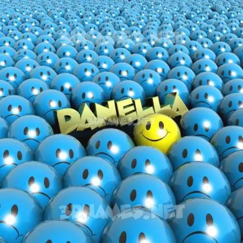 danella in Special Smileys style - 3D name wallpaper danella in Special Smileys style - 3D name wallpaper