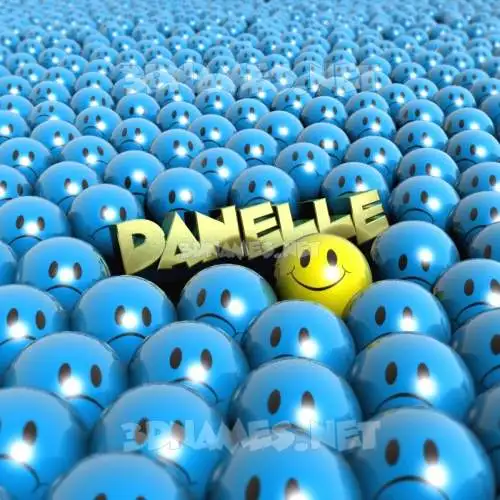 danelle in Special Smileys style - 3D name wallpaper danelle in Special Smileys style - 3D name wallpaper