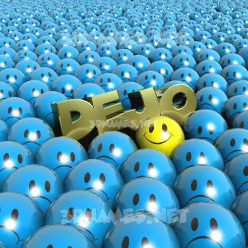 dejo in Special Smileys style - 3D name wallpaper