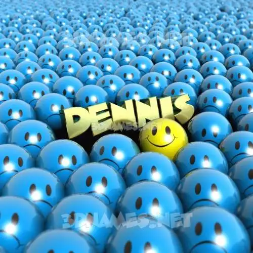 dennis in Special Smileys style - 3D name wallpaper dennis in Special Smileys style - 3D name wallpaper