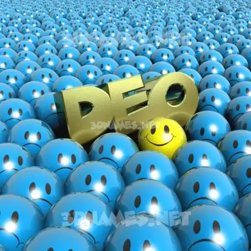 deo in Special Smileys style - 3D name wallpaper