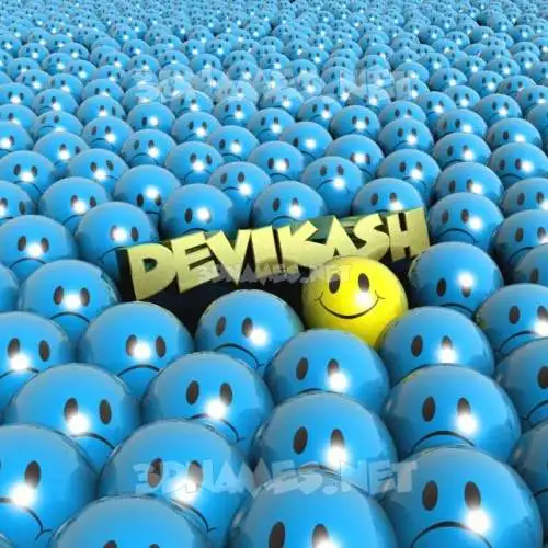 devikash in Special Smileys style - 3D name wallpaper