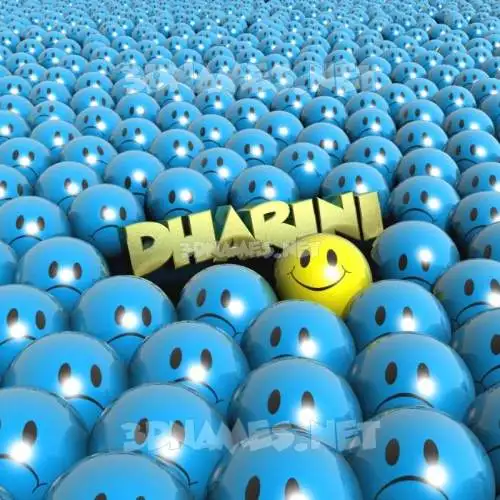 dharini in Special Smileys style - 3D name wallpaper