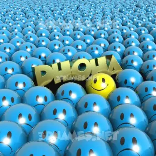 dhoha in Special Smileys style - 3D name wallpaper dhoha in Special Smileys style - 3D name wallpaper
