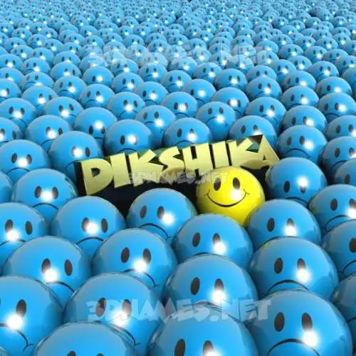 dikshika in Special Smileys style - 3D name wallpaper
