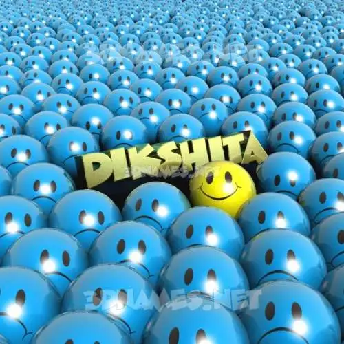 dikshita in Special Smileys style - 3D name wallpaper