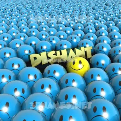 dishant in Special Smileys style - 3D name wallpaper