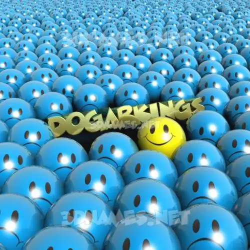 dogarkings in Special Smileys style - 3D name wallpaper