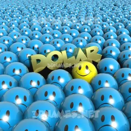 dolar in Special Smileys style - 3D name wallpaper