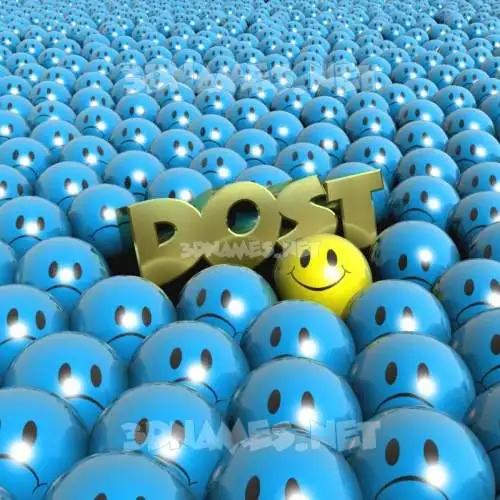 dost in Special Smileys style - 3D name wallpaper