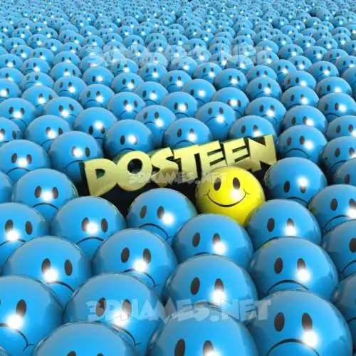 dosteen in Special Smileys style - 3D name wallpaper dosteen in Special Smileys style - 3D name wallpaper
