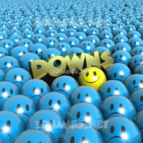 downs in Special Smileys style - 3D name wallpaper