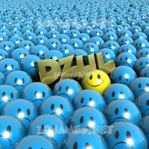 dzul in Special Smileys style - 3D name wallpaper