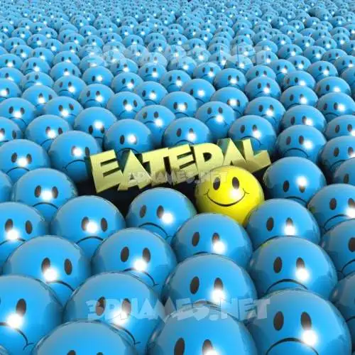 eatedal in Special Smileys style - 3D name wallpaper