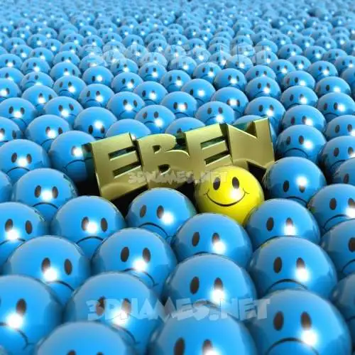 eben in Special Smileys style - 3D name wallpaper eben in Special Smileys style - 3D name wallpaper