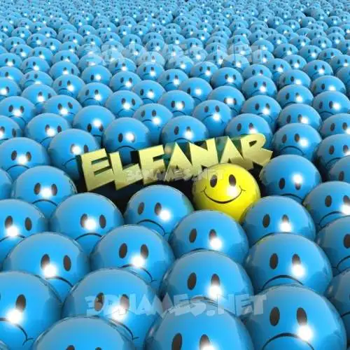 elfanar in Special Smileys style - 3D name wallpaper elfanar in Special Smileys style - 3D name wallpaper