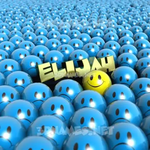 elijah in Special Smileys style - 3D name wallpaper elijah in Special Smileys style - 3D name wallpaper