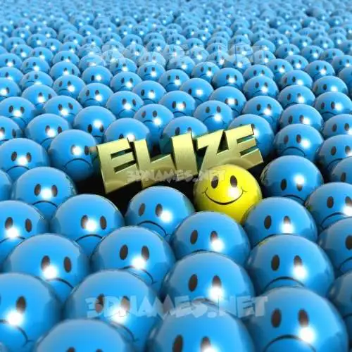 elize in Special Smileys style - 3D name wallpaper elize in Special Smileys style - 3D name wallpaper