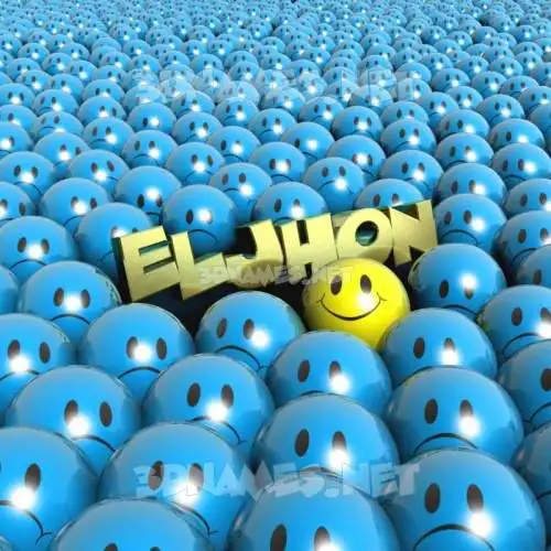 eljhon in Special Smileys style - 3D name wallpaper