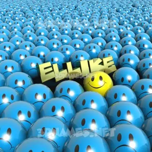 ellike in Special Smileys style - 3D name wallpaper