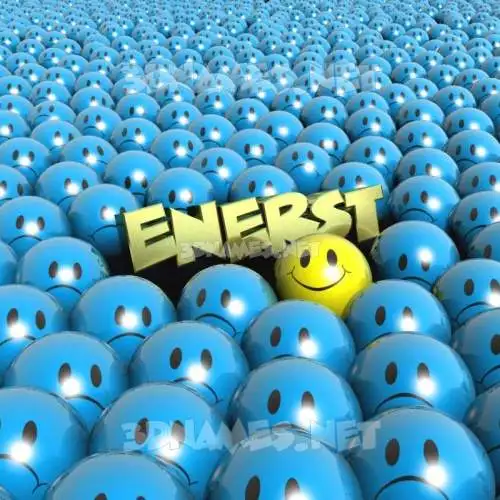 enerst in Special Smileys style - 3D name wallpaper