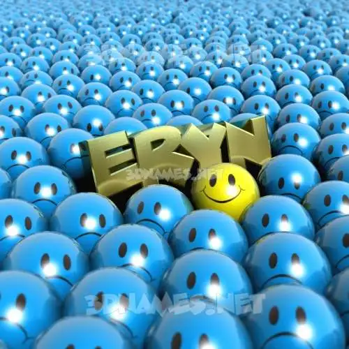 eryn in Special Smileys style - 3D name wallpaper eryn in Special Smileys style - 3D name wallpaper