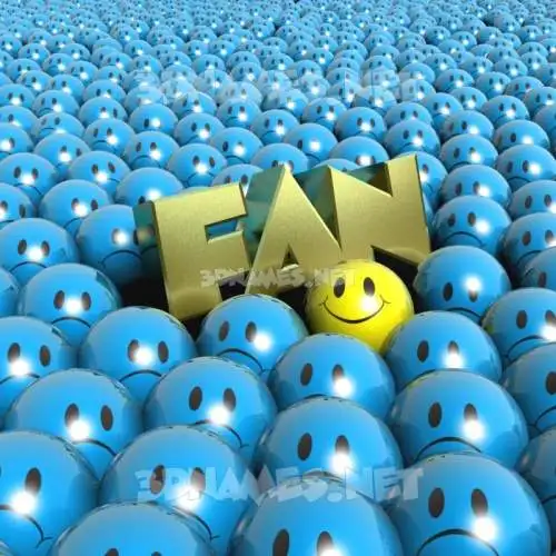 fan in Special Smileys style - 3D name wallpaper