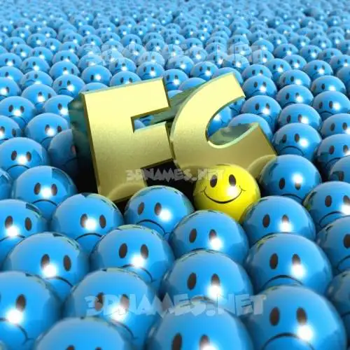 fc in Special Smileys style - 3D name wallpaper fc in Special Smileys style - 3D name wallpaper