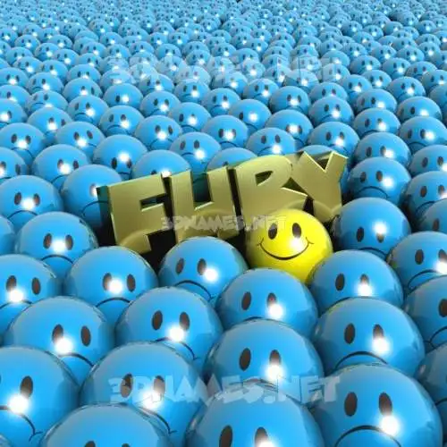 fury in Special Smileys style - 3D name wallpaper fury in Special Smileys style - 3D name wallpaper