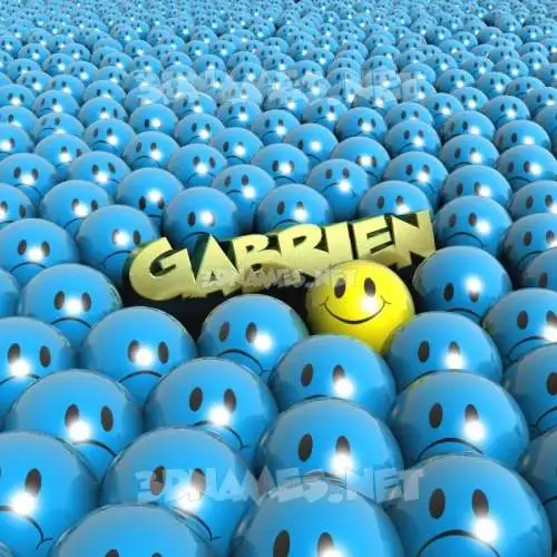 gabrien in Special Smileys style - 3D name wallpaper gabrien in Special Smileys style - 3D name wallpaper