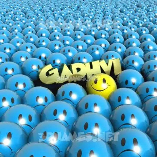 gadhvi in Special Smileys style - 3D name wallpaper gadhvi in Special Smileys style - 3D name wallpaper