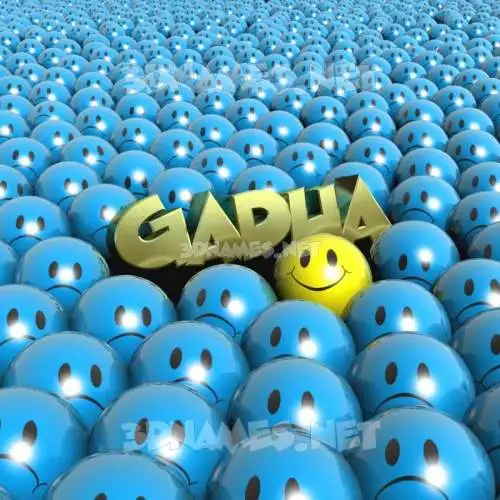 gadua in Special Smileys style - 3D name wallpaper gadua in Special Smileys style - 3D name wallpaper