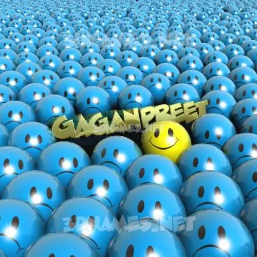 gaganpreet in Special Smileys style - 3D name wallpaper