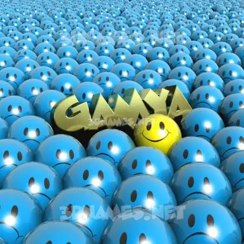 gamya in Special Smileys style - 3D name wallpaper