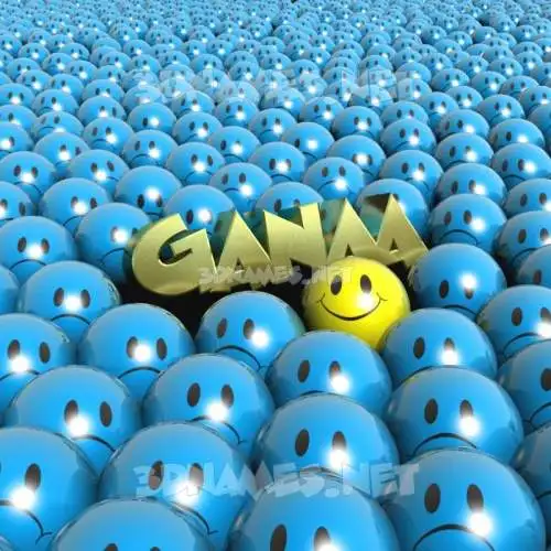 ganaa in Special Smileys style - 3D name wallpaper