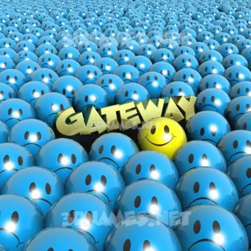 gateway in Special Smileys style - 3D name wallpaper