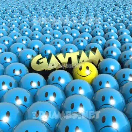 gavtam in Special Smileys style - 3D name wallpaper