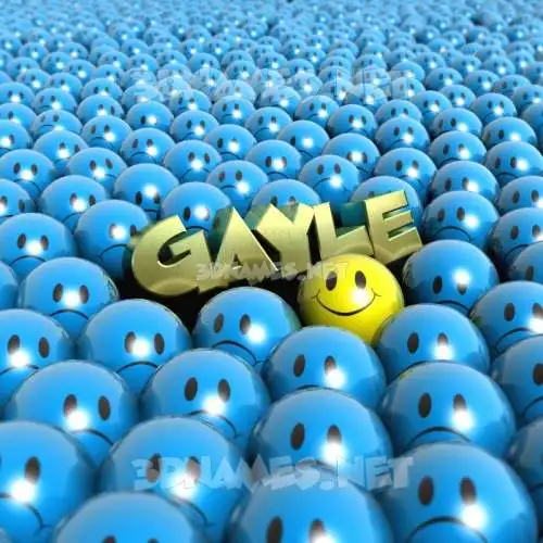 gayle in Special Smileys style - 3D name wallpaper gayle in Special Smileys style - 3D name wallpaper