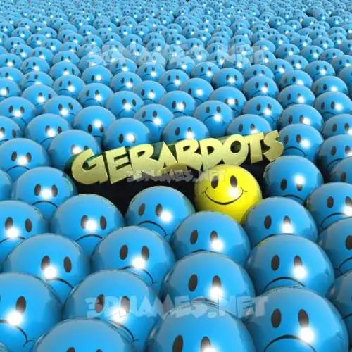 gerardots in Special Smileys style - 3D name wallpaper